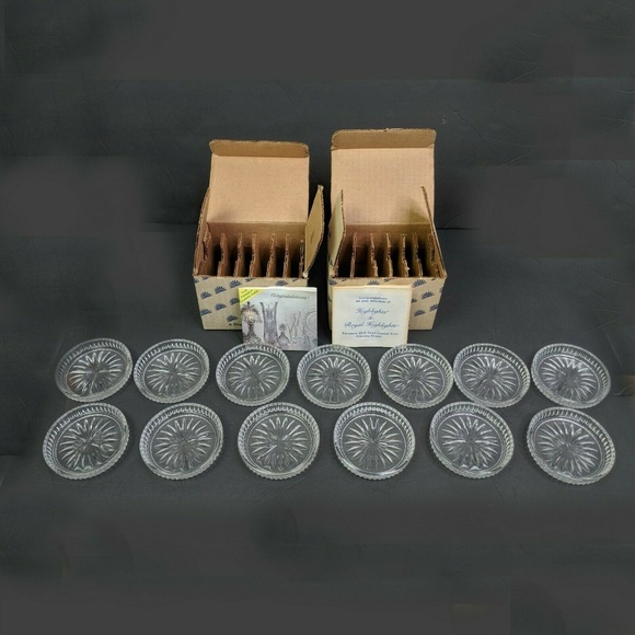 Princess House Other - Princes House Lead Crystal Coasters #876 Lot of 13